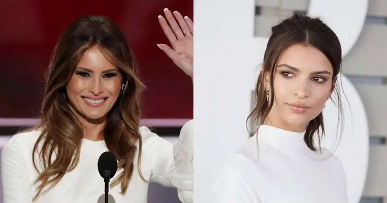 melania trump emily ratajkowski