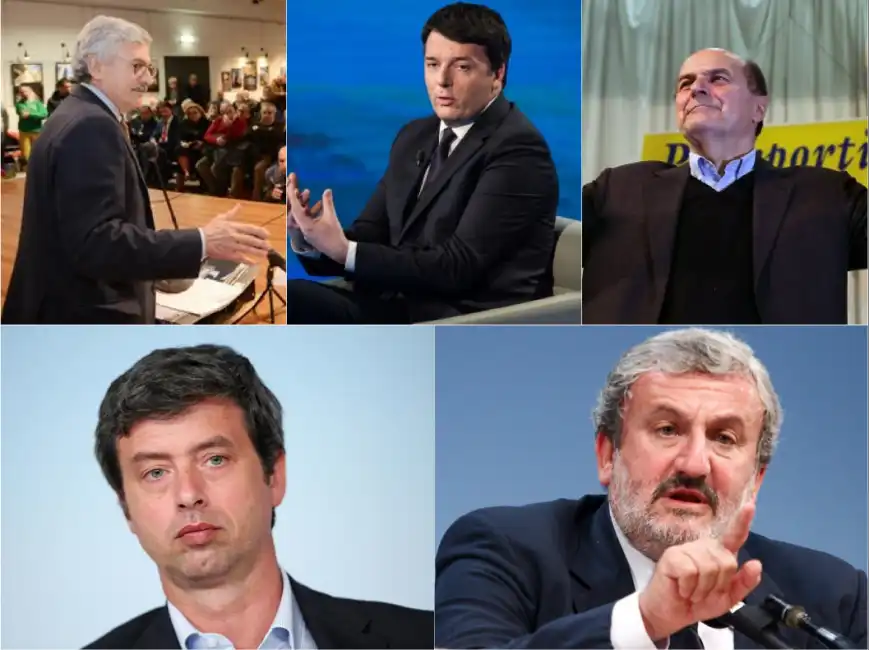 renzi d'alema orlando emiliano