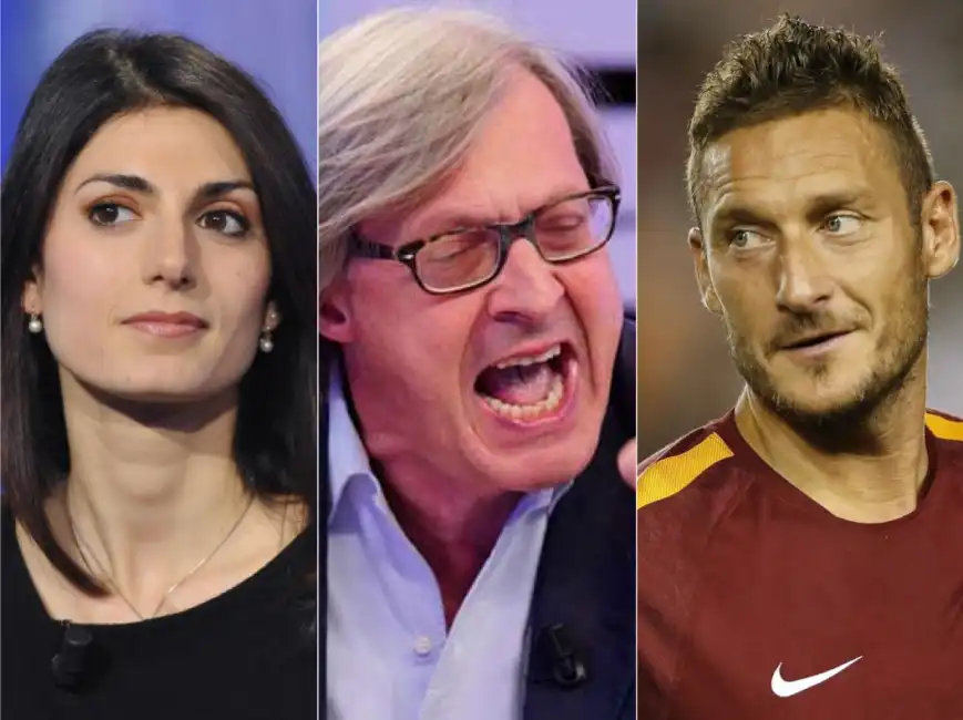 sgarbi raggi totti