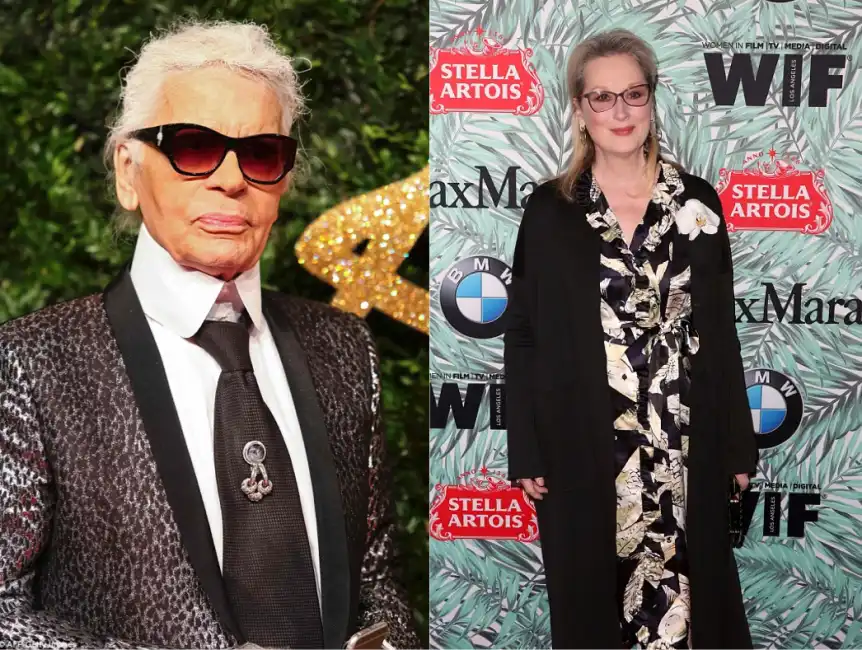 streep lagerfeld