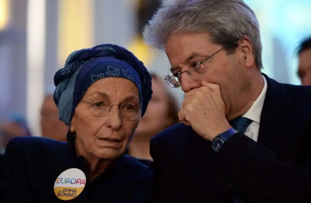 emma bonino paolo gentiloni