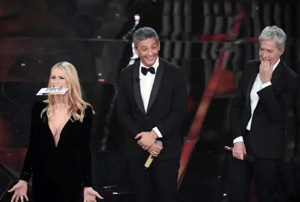 hunziker fiorello baglioni sanremo 2018