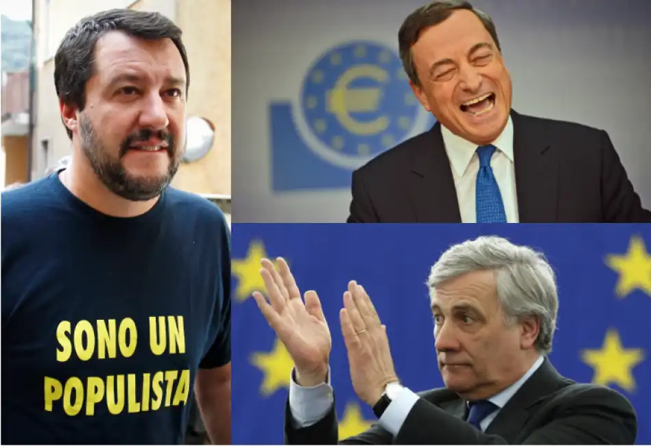 salvini draghi tajani