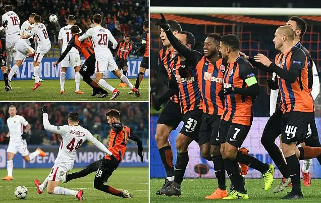 shakhtar roma 2-1