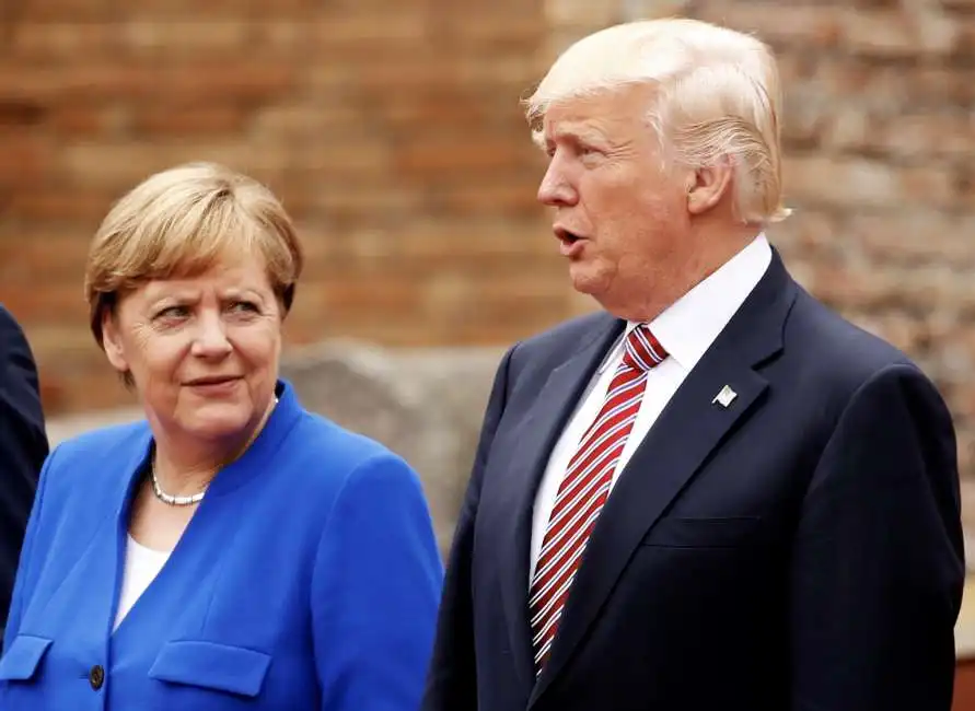 angela merkel donald trump