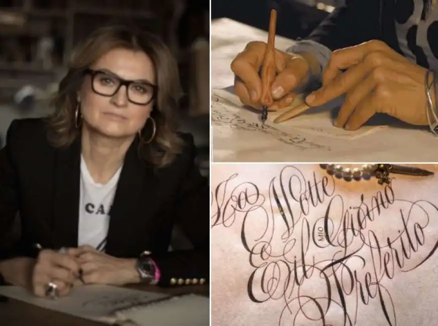 barbara calzolari - il lavoro di calligrafo