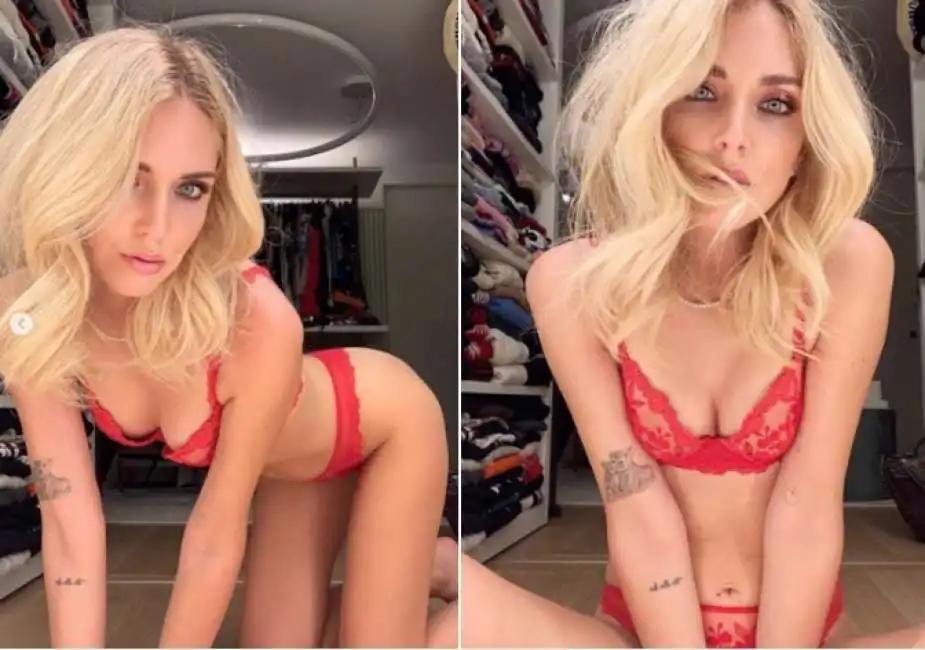 chiara ferragni in intimo