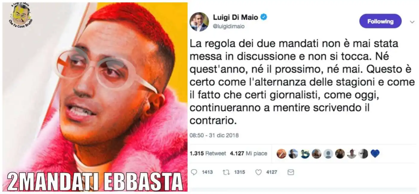 di maio mandati 