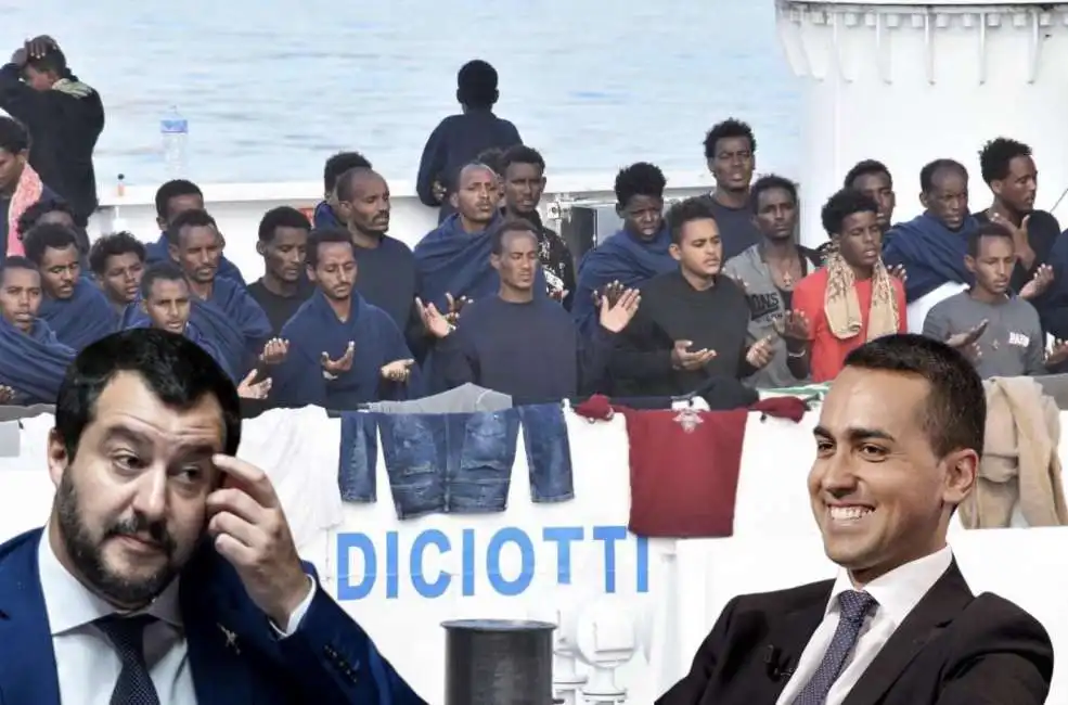 di maio salvini diciotti