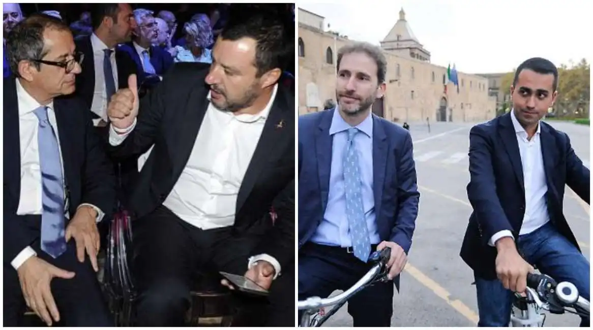 di maio tria salvini casaleggio