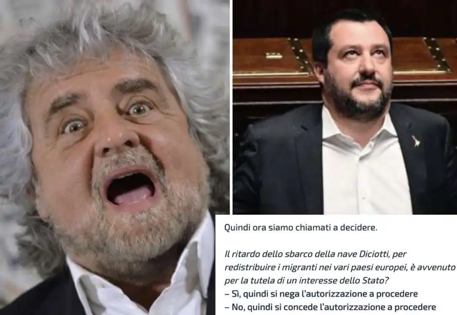 grillo salvini diciotti rousseau