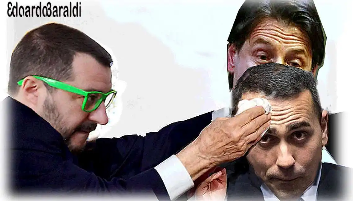 luigi di maio giuseppe conte matteo salvini