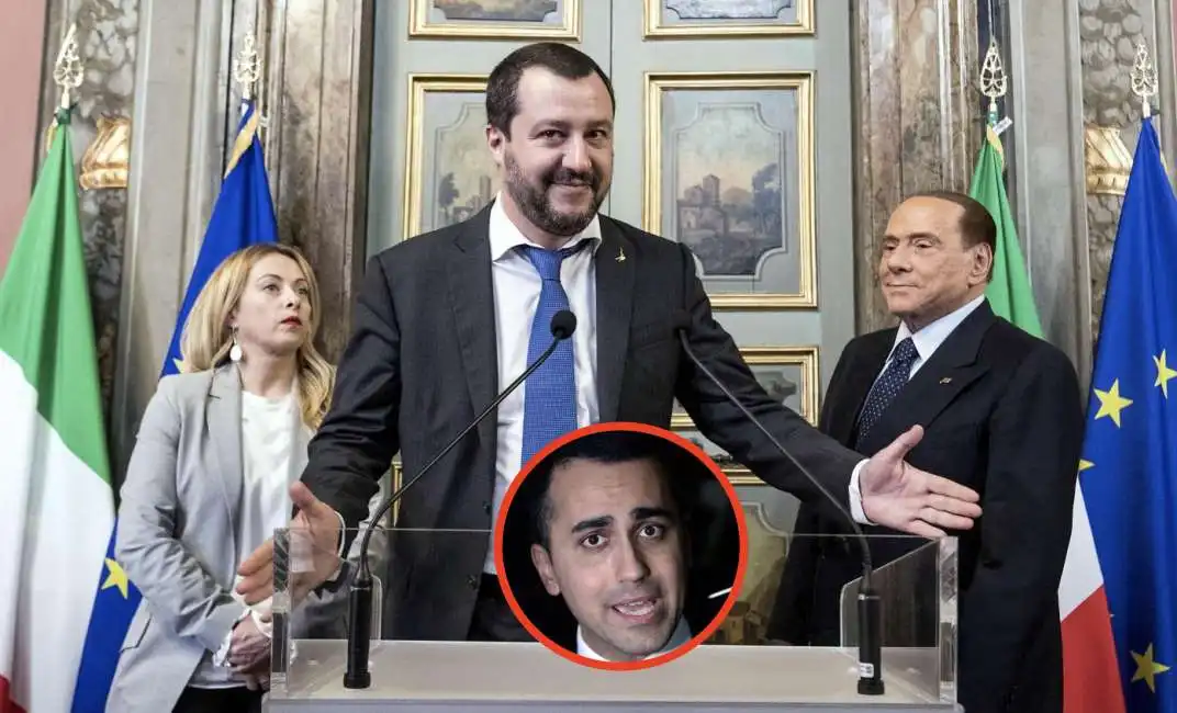 meloni salvini berlusconi di maio