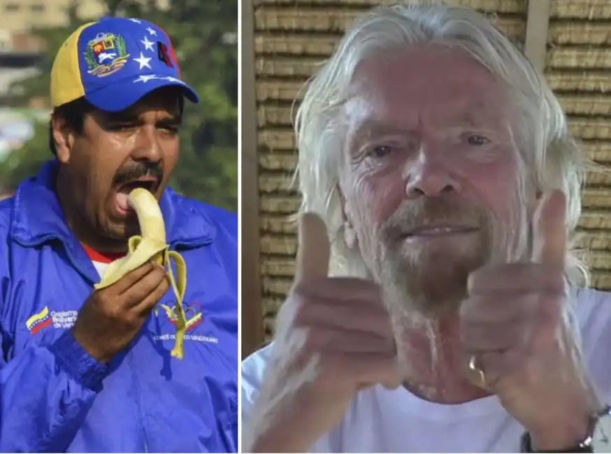 nicolas maduro richard branson