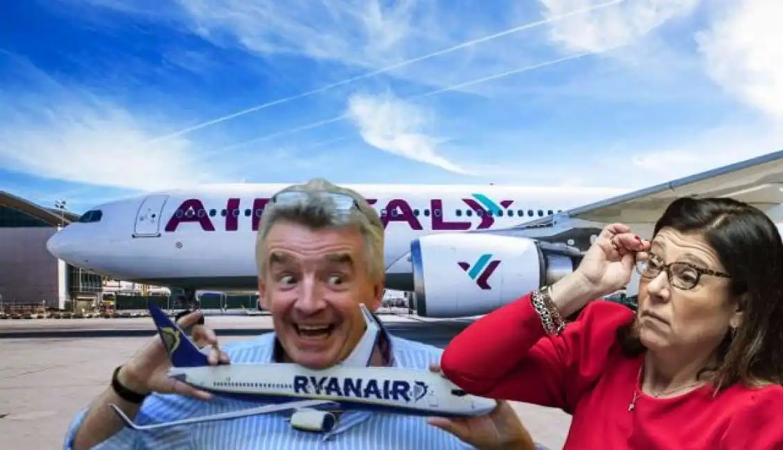 air italy michael o'leary paola de micheli ryanair