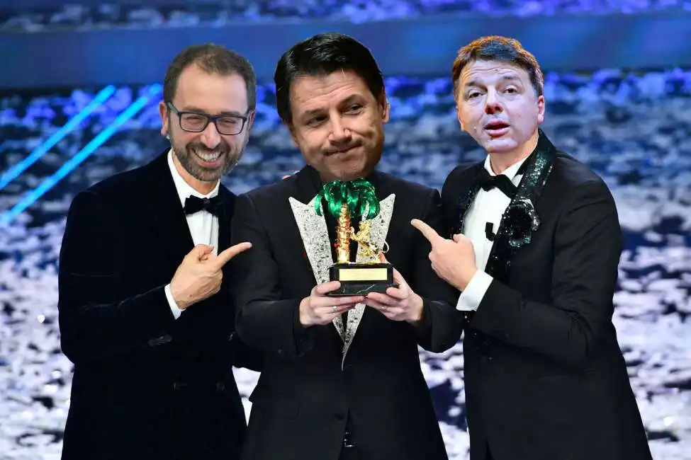 alfonso bonafede giuseppe conte matteo renzi