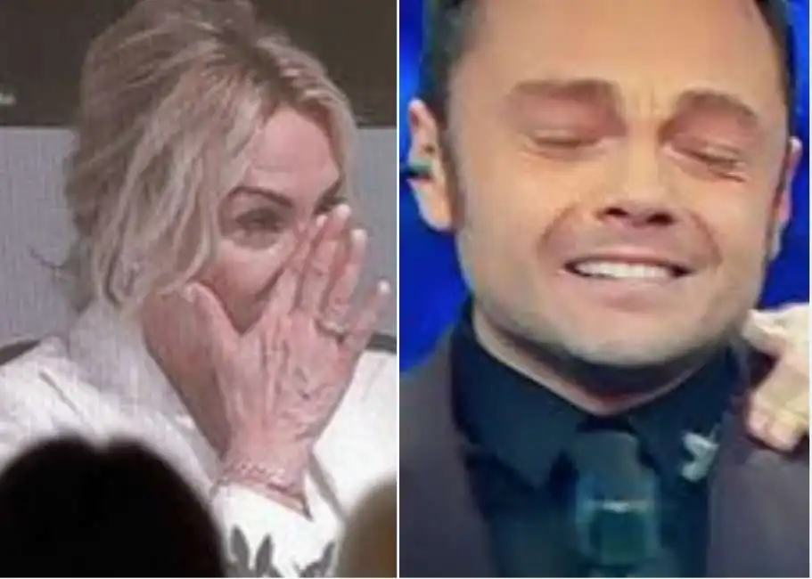 antonella clerici tiziano ferro lacrime sanremo