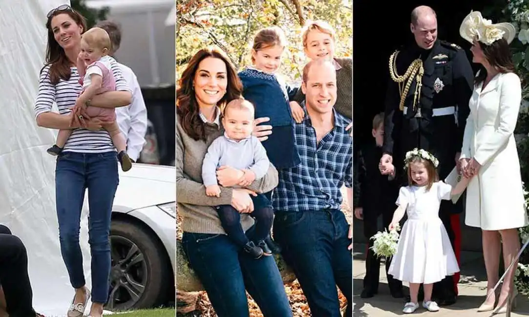 kate middleton, william e i figli