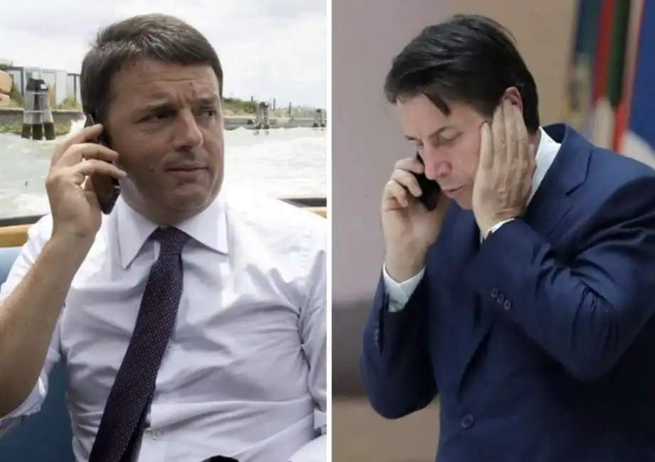 matteo renzi giuseppe conte