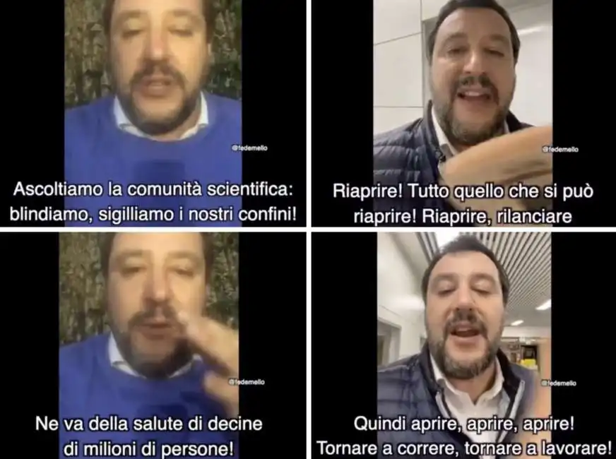 matteo salvini coronavirus