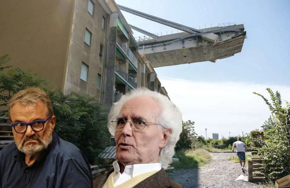 oliviero toscani luciano benetton ponte morandi genova