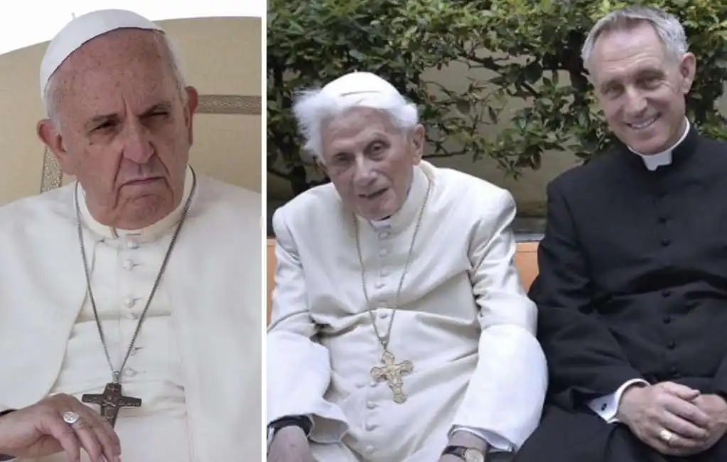 papa francesco bergoglio ratzinger benedetto xvi padre georg