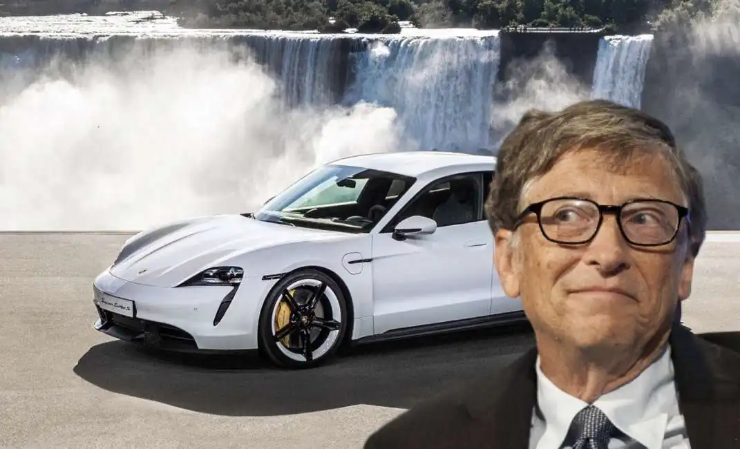 porsche taycan bill gates