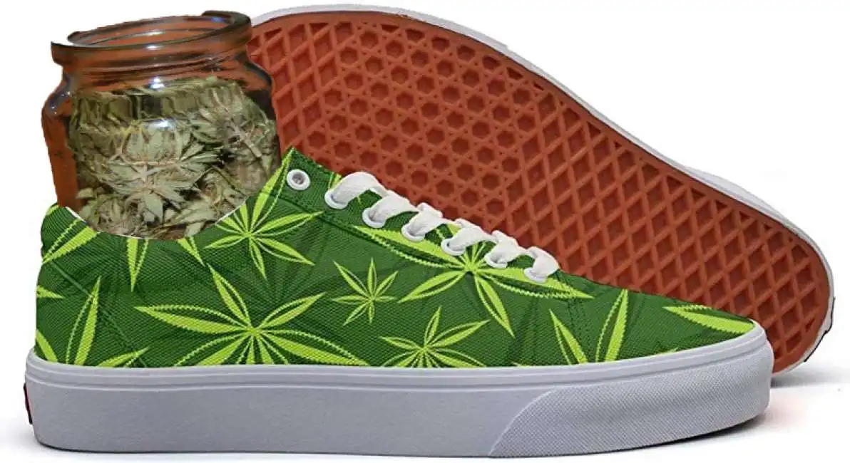 droga marijuana scarpe erba