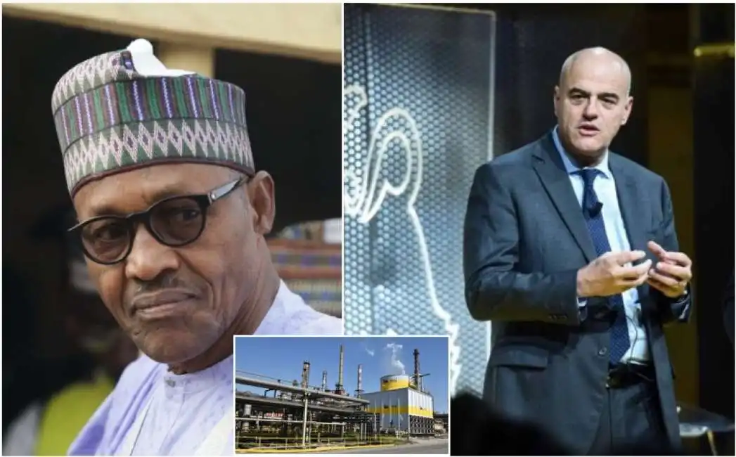 eni nigeria claudio descalzi muhammadu buhari