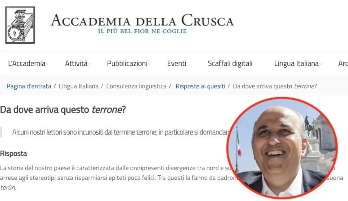 francesco terrone accademia della crusca