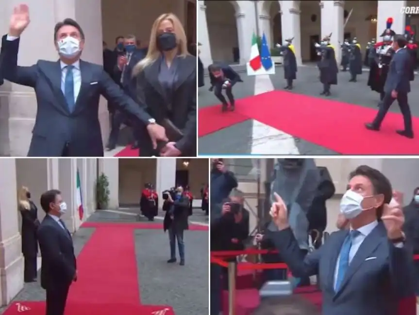 giuseppe conte lascia palazzo chigi 