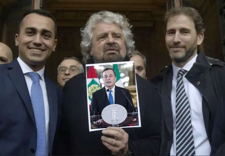 luigi di maio beppe grillo davide casaleggio