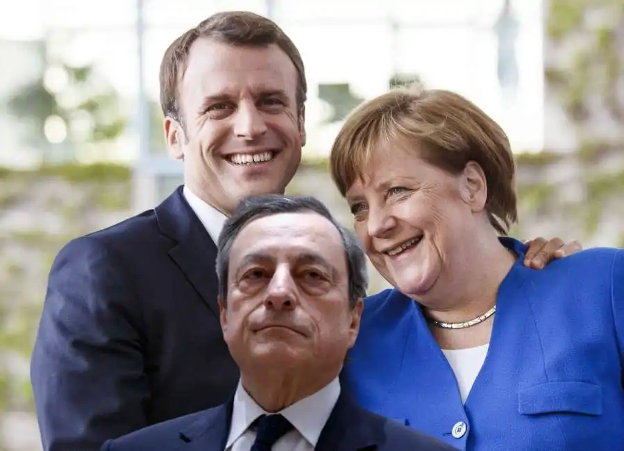 macron merkel draghi