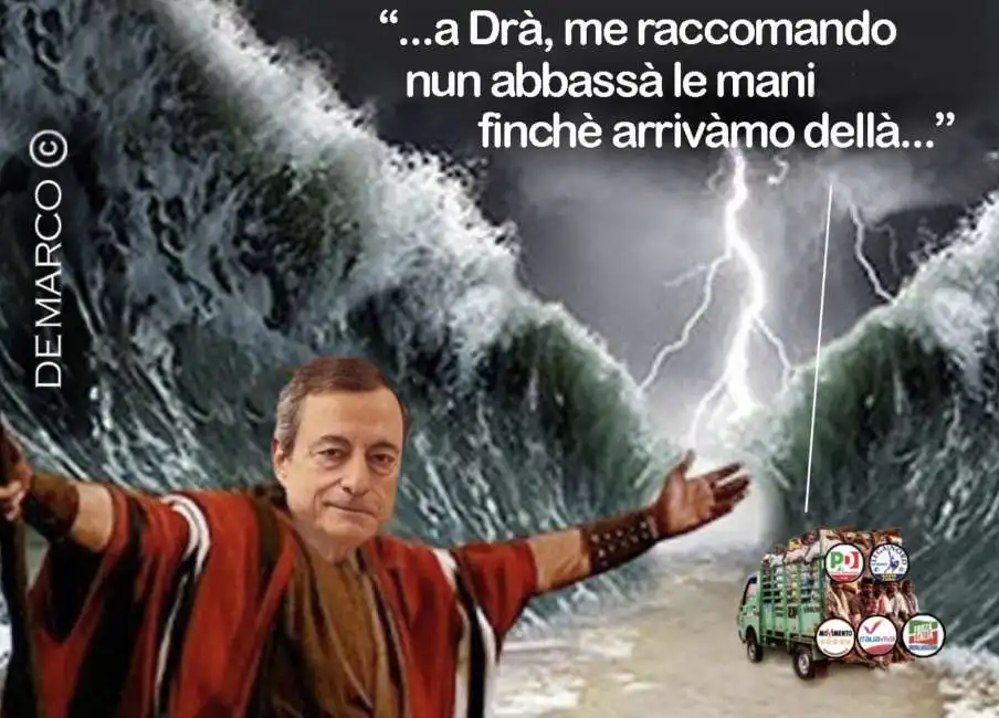 mario draghi il traghettatore by demarco 