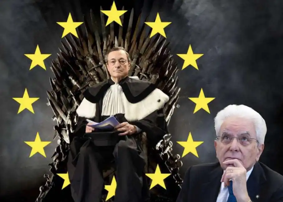 mario draghi sergio mattarella