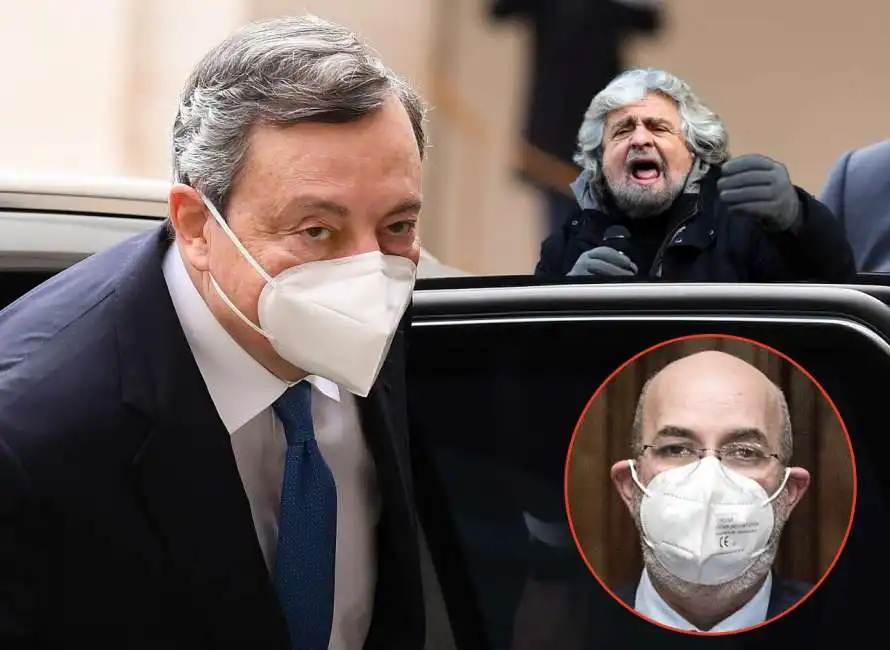 mario draghi vito crimi beppe grillo