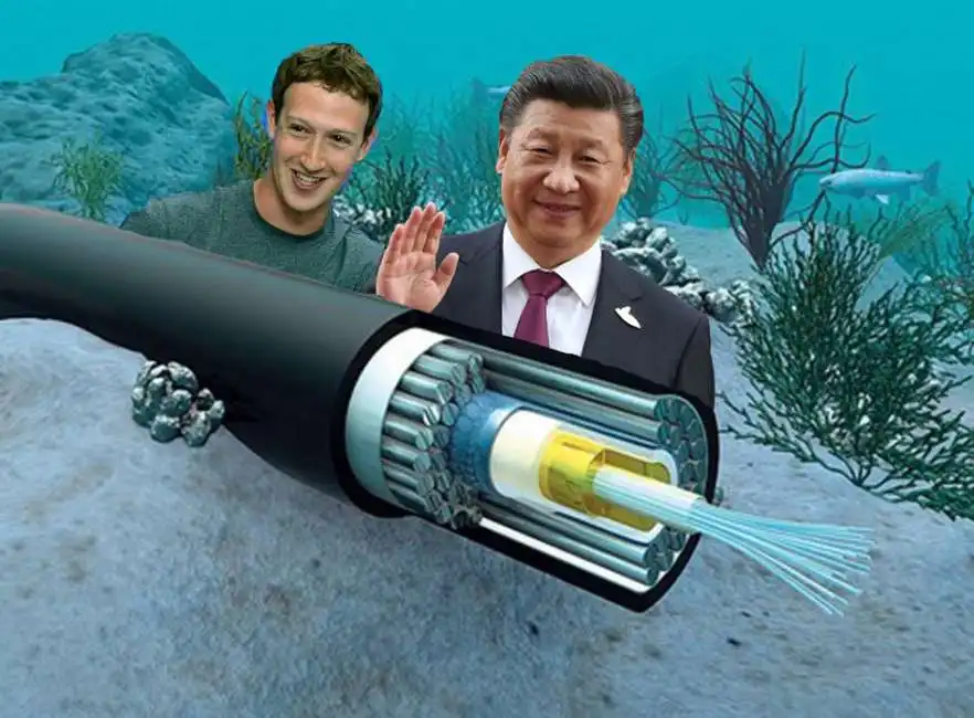 mark zuckerberg xi jinping cavo cavi sottomarini