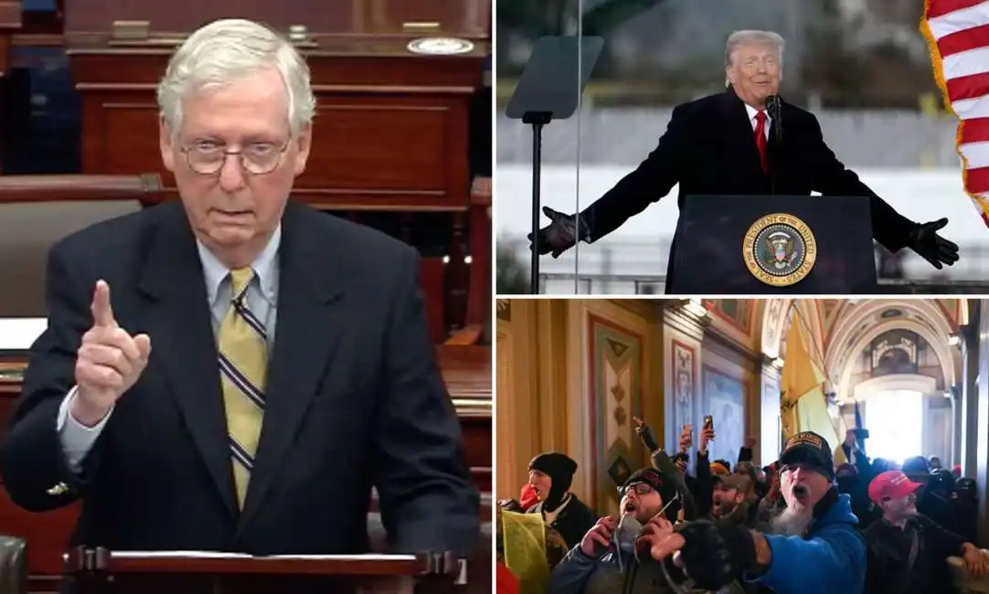 mitch mcconnell donald trump assalto congresso