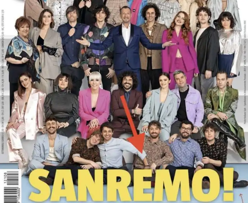 tv sorrisi e canzoni copertina sanremo 2021