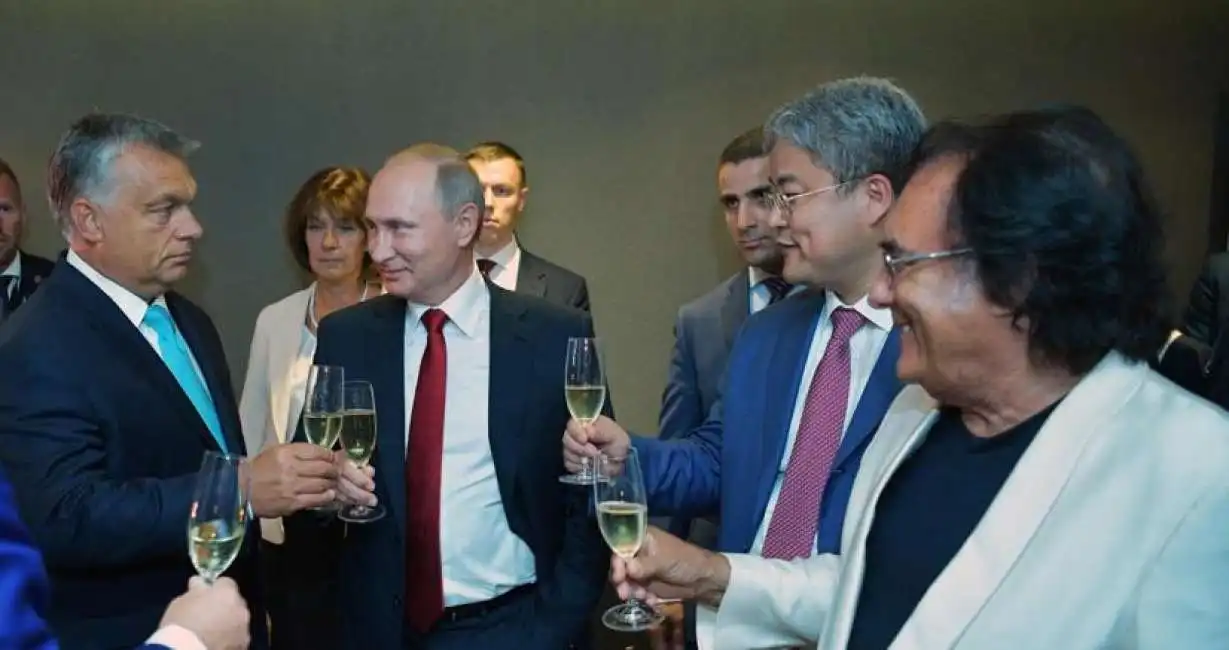 al bano brinda con putin 1