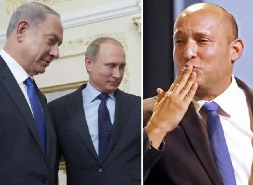 benjamin netanyahu vladimir putin naftali bennett