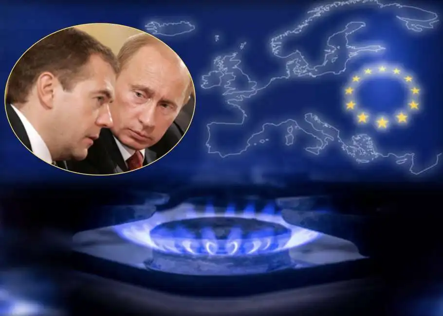 dmitry medvedev vladimir putin gas europa russia 