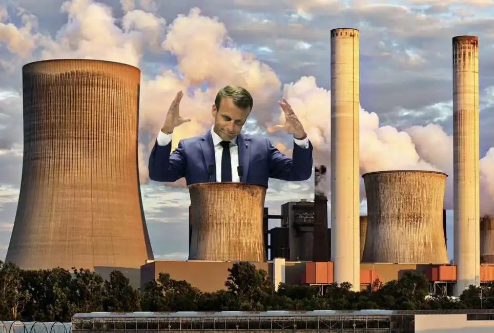 emmanuel macron centrale centrali energia nucleare 