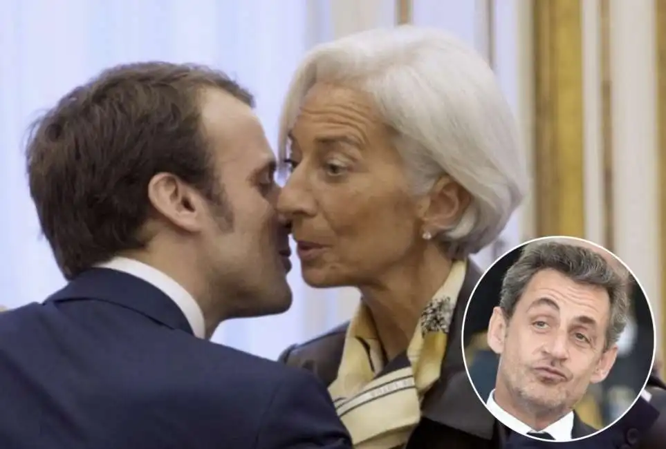 emmanuel macron christine lagarde nicolas sarkozy 