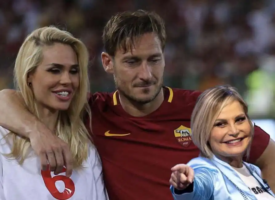 francesco totti ilary blasi simona ventura