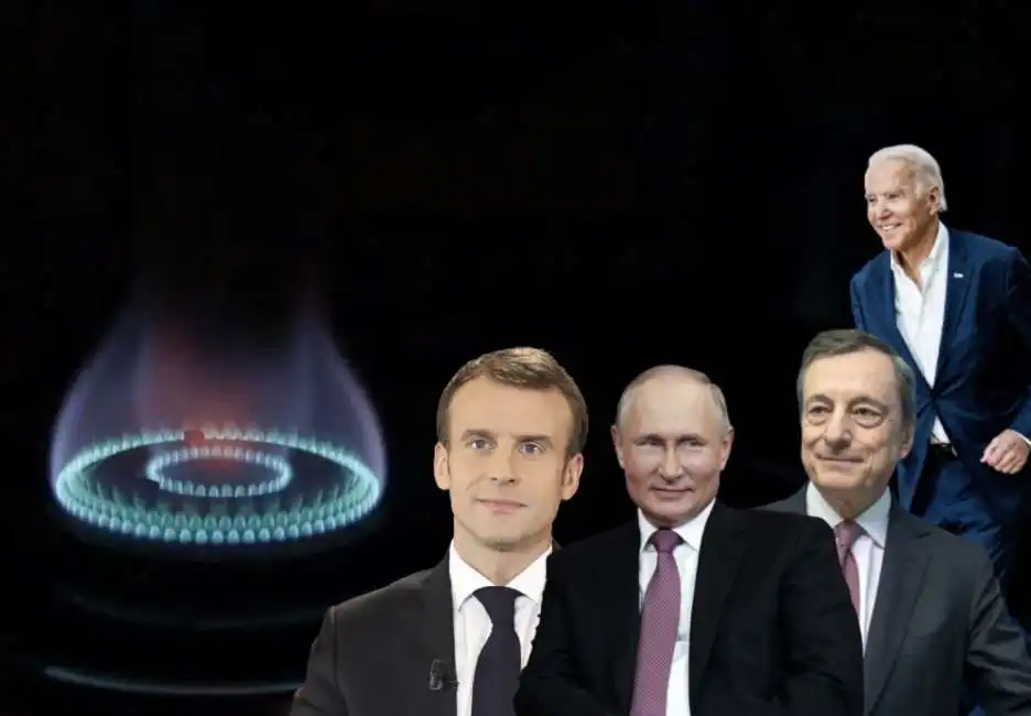 gas ucraina russia vladimir putin joe biden emmanuel macron mario draghi 