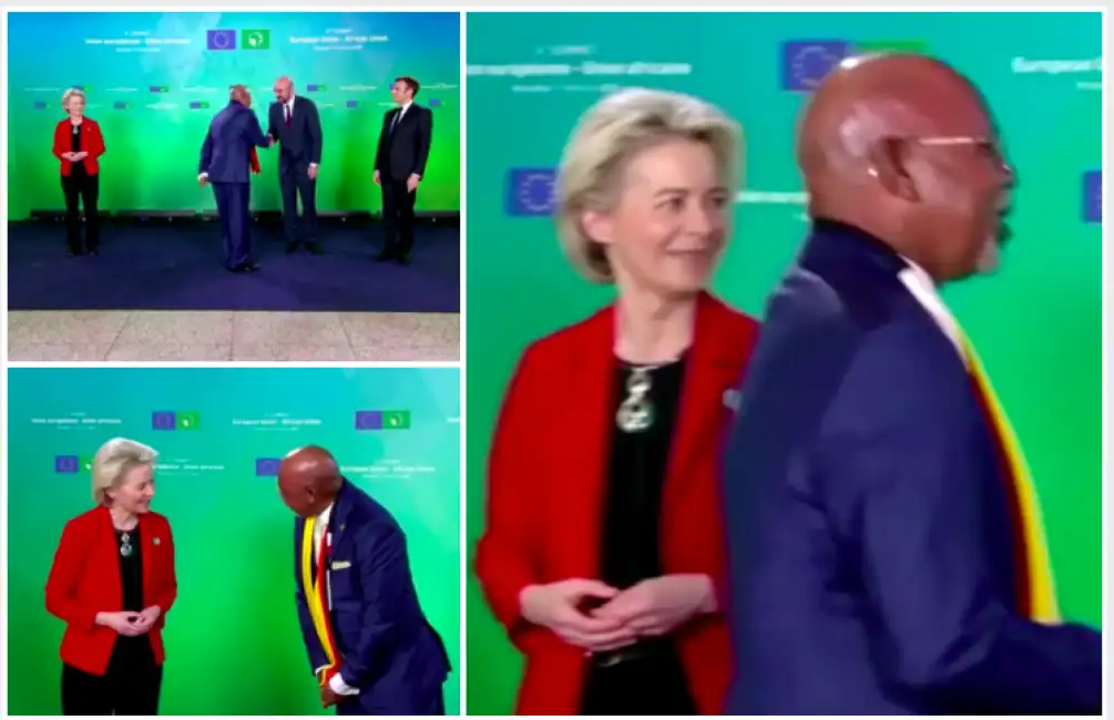 il ministro degli esteri ugandese abubakhar jeje odongo ursula von der leyen