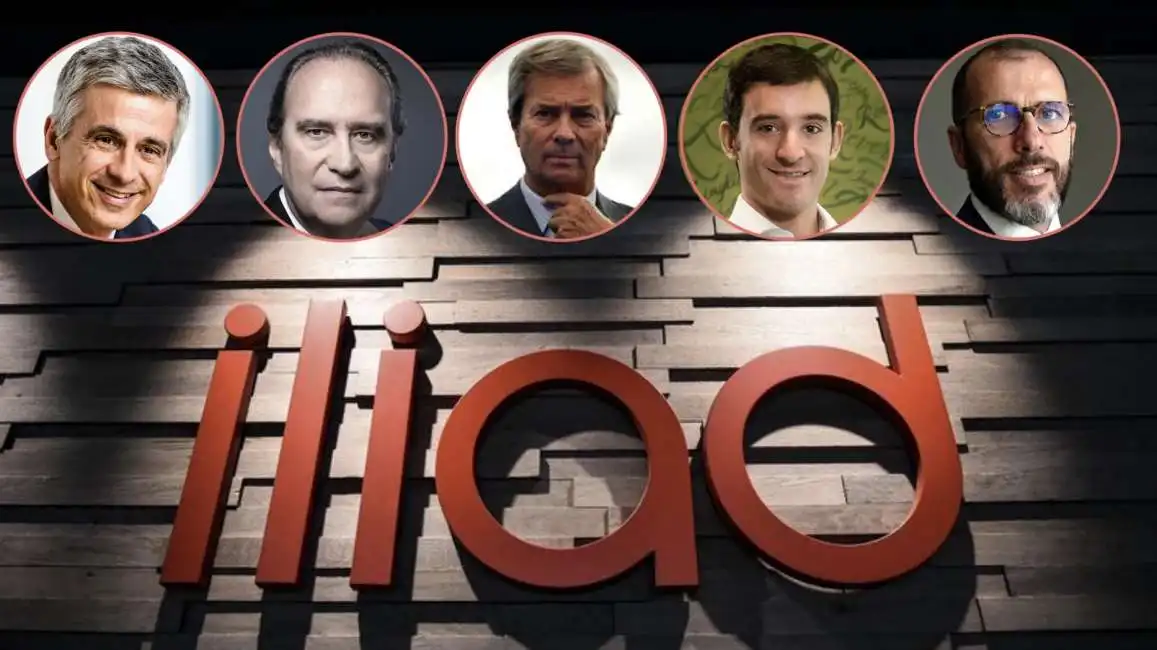 iliad vodafone aldo bisio xavier niel vincent bollore pietro labriola benedetto levi