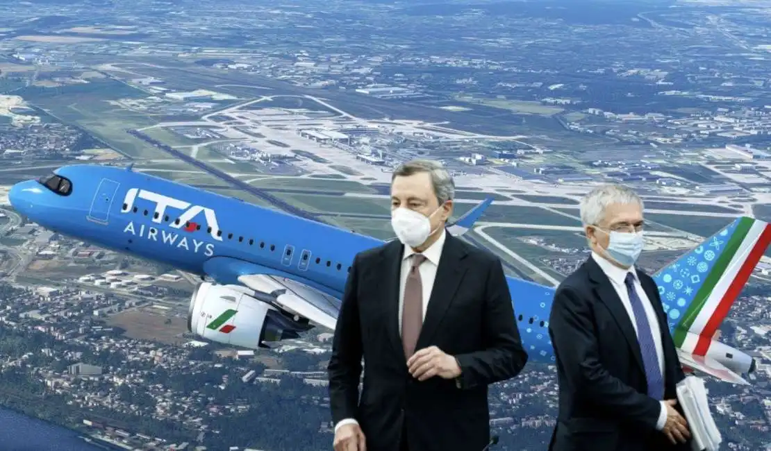 ita airways mario draghi daniele franco 