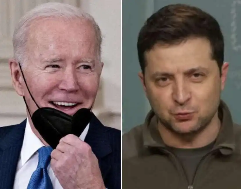 joe biden volodymyr zelensky 